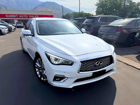 Used 2021 INFINITI Q50 Luxe w/ Cargo Package RWD image 2