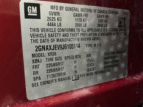 Used 2018 Chevrolet Equinox LT w/ Sun & Infotainment Package image 18