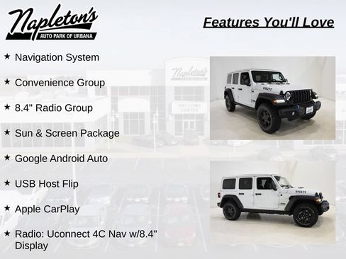 Used 2023 Jeep Wrangler Unlimited w/ Sun & Screen Package AWD/4WD image 7