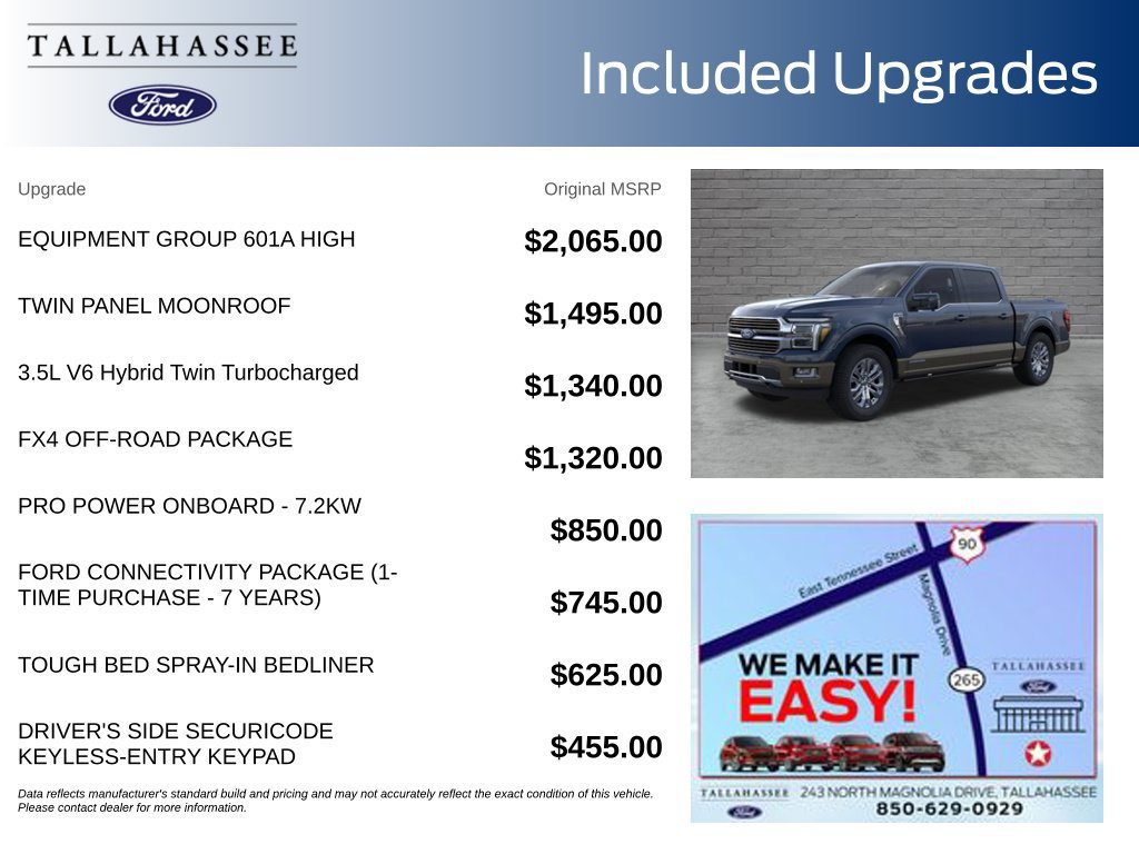 New 2026 Ford F150 King Ranch w/ Equipment Group 601A High AWD/4WD image 3