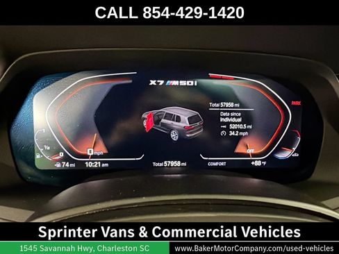 Used 2020 BMW X7 M50i w/ Luxury Seating Package AWD/4WD image 13