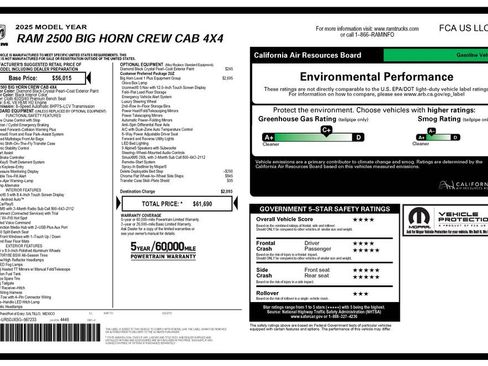 Used 2025 RAM 2500 Big Horn AWD/4WD image 4