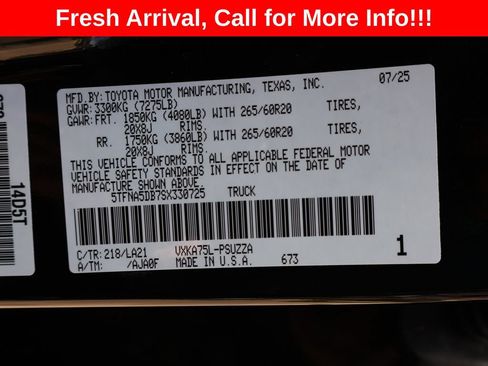 Used 2025 Toyota Tundra Platinum AWD/4WD image 39