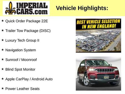 Used 2021 Jeep Grand Cherokee L Limited w/ Luxury Tech Group II AWD/4WD image 8