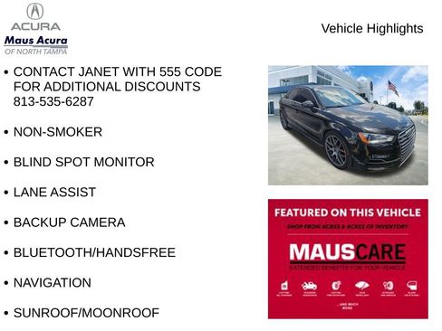 Used 2016 Audi S3 Premium Plus w/ Technology Package AWD/4WD image 8