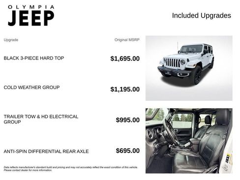 Certified 2022 Jeep Wrangler Unlimited Sahara w/ Cold Weather Group image 5