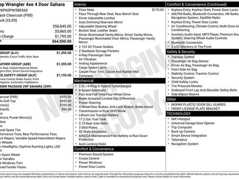 Used 2023 Jeep Wrangler Unlimited Sahara w/ Cold Weather Group image 36