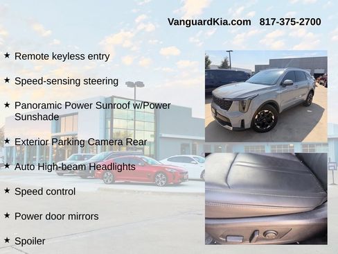 Certified 2025 Kia Sorento S w/ Panoramic Sunroof Package FWD image 12