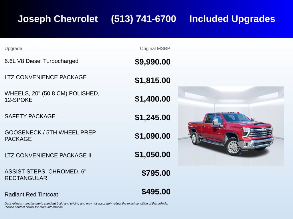 Used 2025 Chevrolet Silverado 3500 LTZ w/ LTZ Convenience Package AWD/4WD image 6