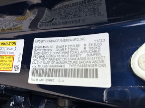 Certified 2021 Acura TLX image 35