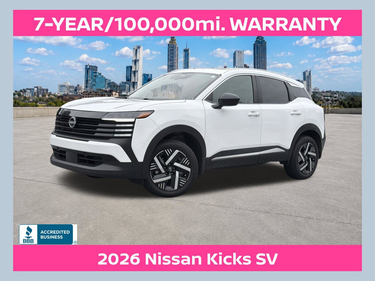 Certified 2026 Nissan Kicks SV w/ SV Premium Package FWD 360° Tour