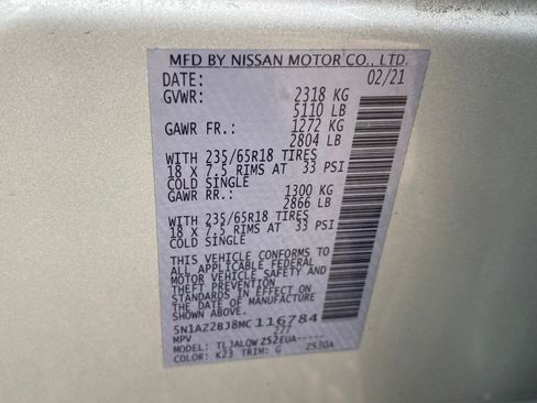 Used 2021 Nissan Murano SV FWD image 22