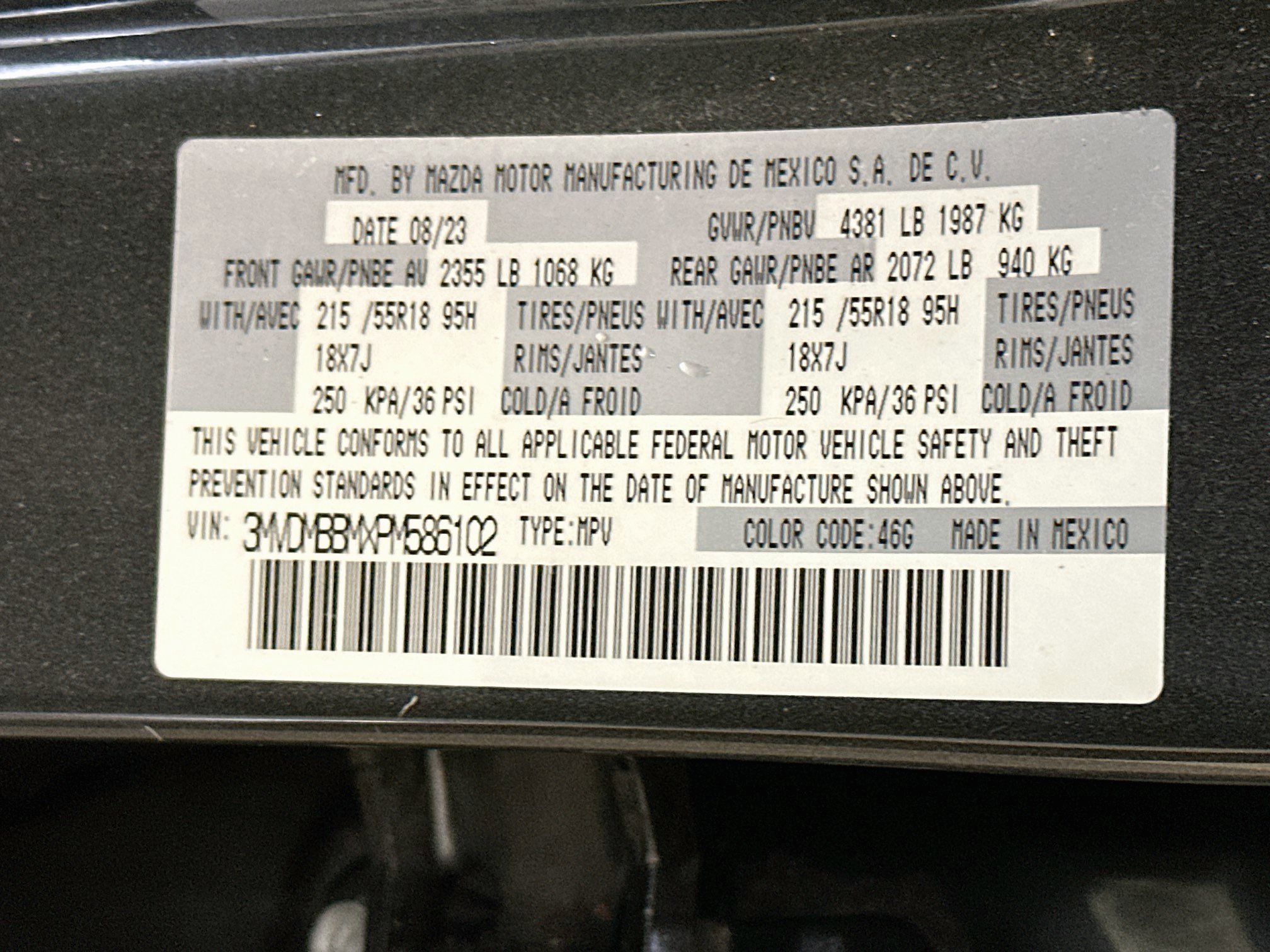 Used 2023 MAZDA CX-30 AWD 2.5 S w/ Select Package image 12