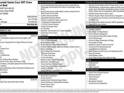 New 2025 Hyundai Santa Cruz XRT image 9