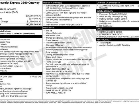 Used 2018 Chevrolet Express 3500 Extended RWD image 3