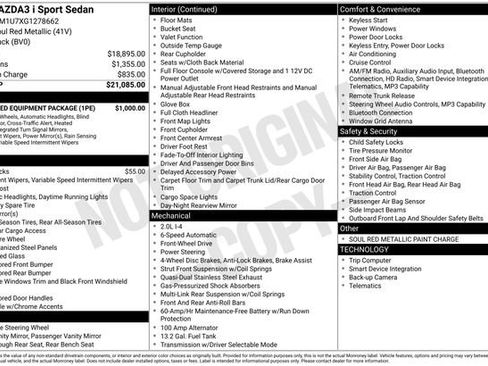 Used 2016 MAZDA MAZDA3 i Sport w/ Preferred Equipment Package image 6