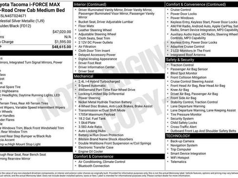 New 2025 Toyota Tacoma TRD Off-Road image 31