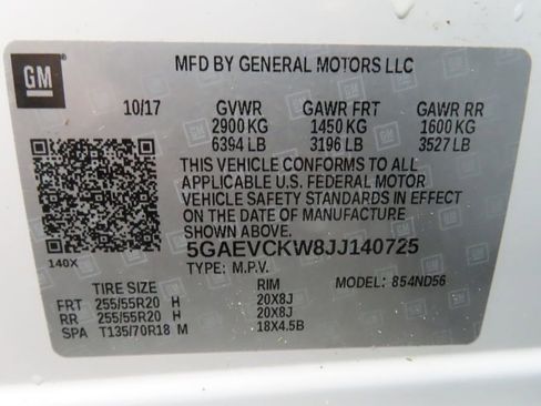 Used 2018 Buick Enclave Avenir w/ Avenir Technology Package AWD/4WD image 67