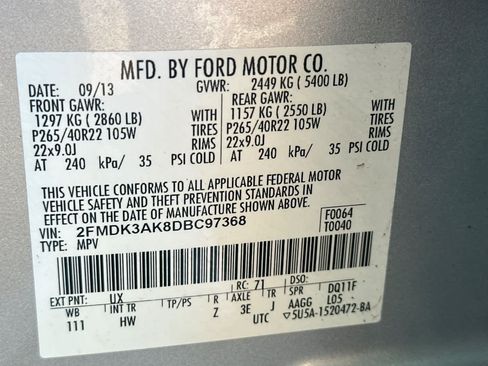 Used 2013 Ford Edge Sport w/ Driver Entry Pkg FWD image 29