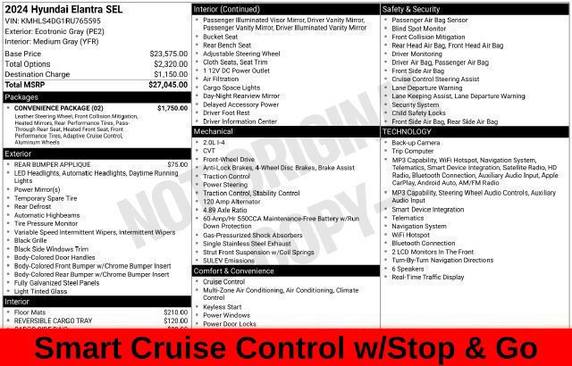 Used 2024 Hyundai Elantra SEL w/ Convenience Package FWD image 50