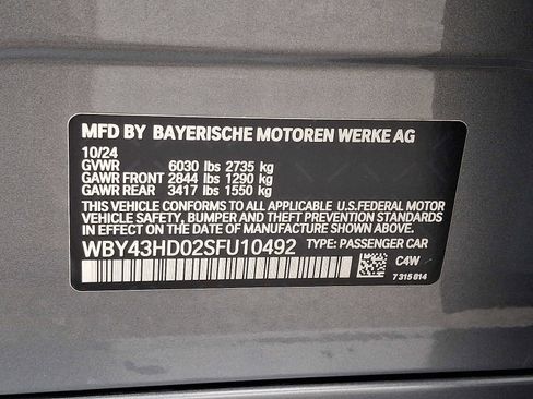 Used 2025 BMW i4 xDrive40i w/ Premium Package AWD/4WD image 27