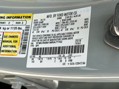 Used 2021 Ford Bronco Sport Big Bend AWD/4WD image 29