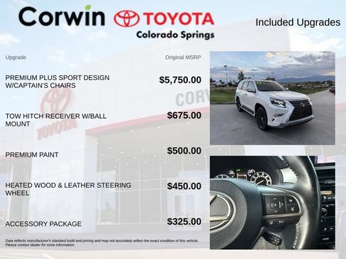 Used 2023 Lexus GX 460 Premium w/ Accessory Package AWD/4WD image 4