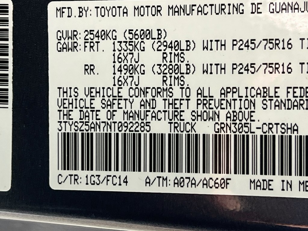 Certified 2022 Toyota Tacoma SR5 w/ Black Out Package (TMS) AWD/4WD image 28