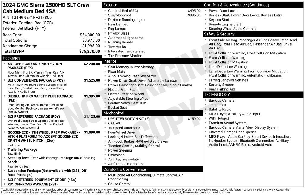 Certified 2024 GMC Sierra 2500 SLT AWD/4WD image 34