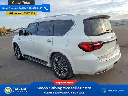 Used 2019 INFINITI QX80 Luxe w/ 22" Wheel Package RWD image 3