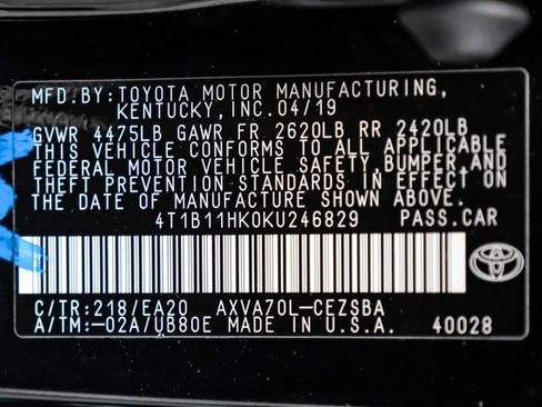 Used 2019 Toyota Camry SE image 64