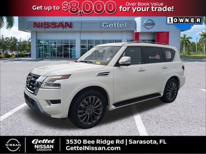 Certified 2023 Nissan Armada Platinum w/ Captain's Chairs Package