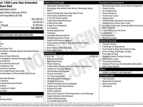 Used 2022 RAM 1500 Lone Star image 33
