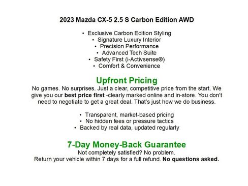 Used 2023 MAZDA CX-5 Carbon Edition image 2