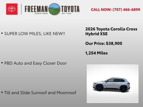 Used 2026 Toyota Corolla Cross AWD Hybrid w/ Convenience Package image 10