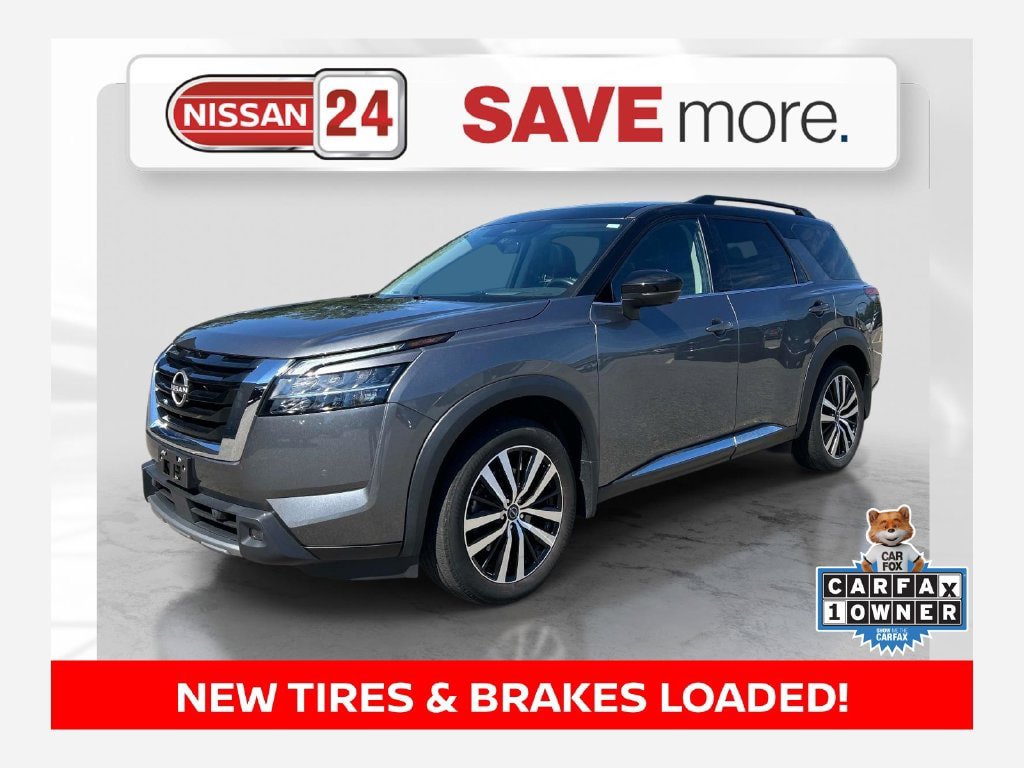 Certified 2023 Nissan Pathfinder Platinum w/ Cargo Package AWD/4WD image 1