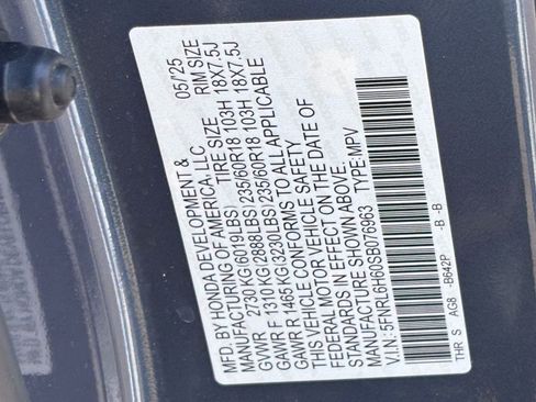 Certified 2025 Honda Odyssey EX-L image 39