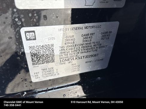 New 2026 Chevrolet Traverse RS w/ LPO, Illumination Package image 29