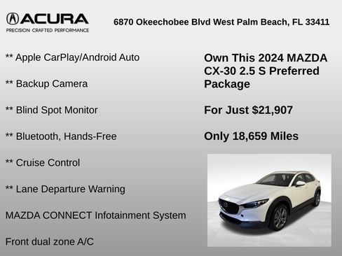 Used 2024 MAZDA CX-30 AWD 2.5 S w/ Preferred Package image 6