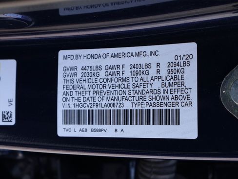 Used 2020 Honda Accord Touring image 21