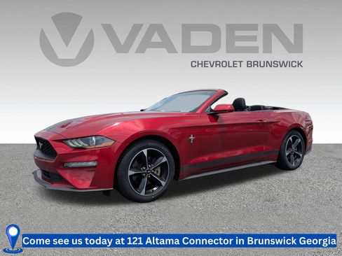 Used 2020 Ford Mustang Convertible w/ Equipment Group 101A RWD image 1