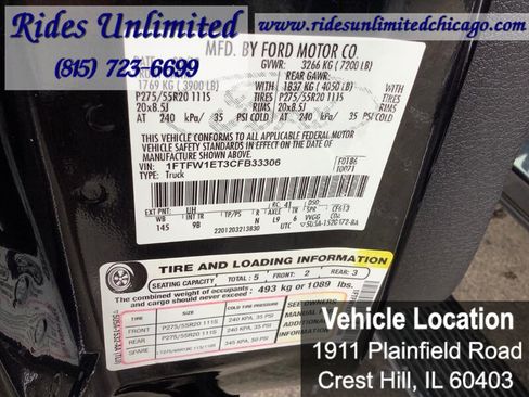 Used 2012 Ford F150 Platinum image 29