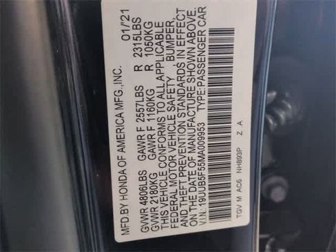 Certified 2021 Acura TLX w/ A-SPEC Pkg image 39