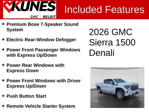 New 2026 GMC Sierra 1500 Denali w/ Technology Package AWD/4WD image 3