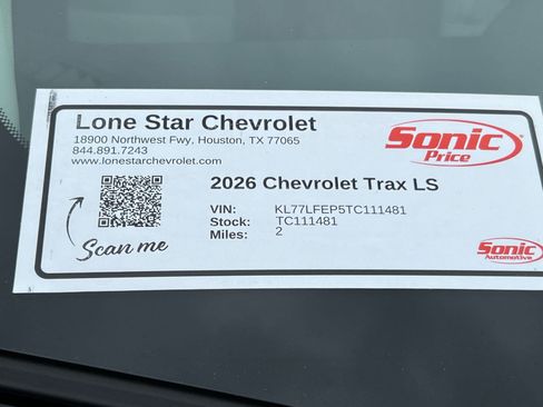 New 2026 Chevrolet Trax LS w/ LS Convenience Package image 32