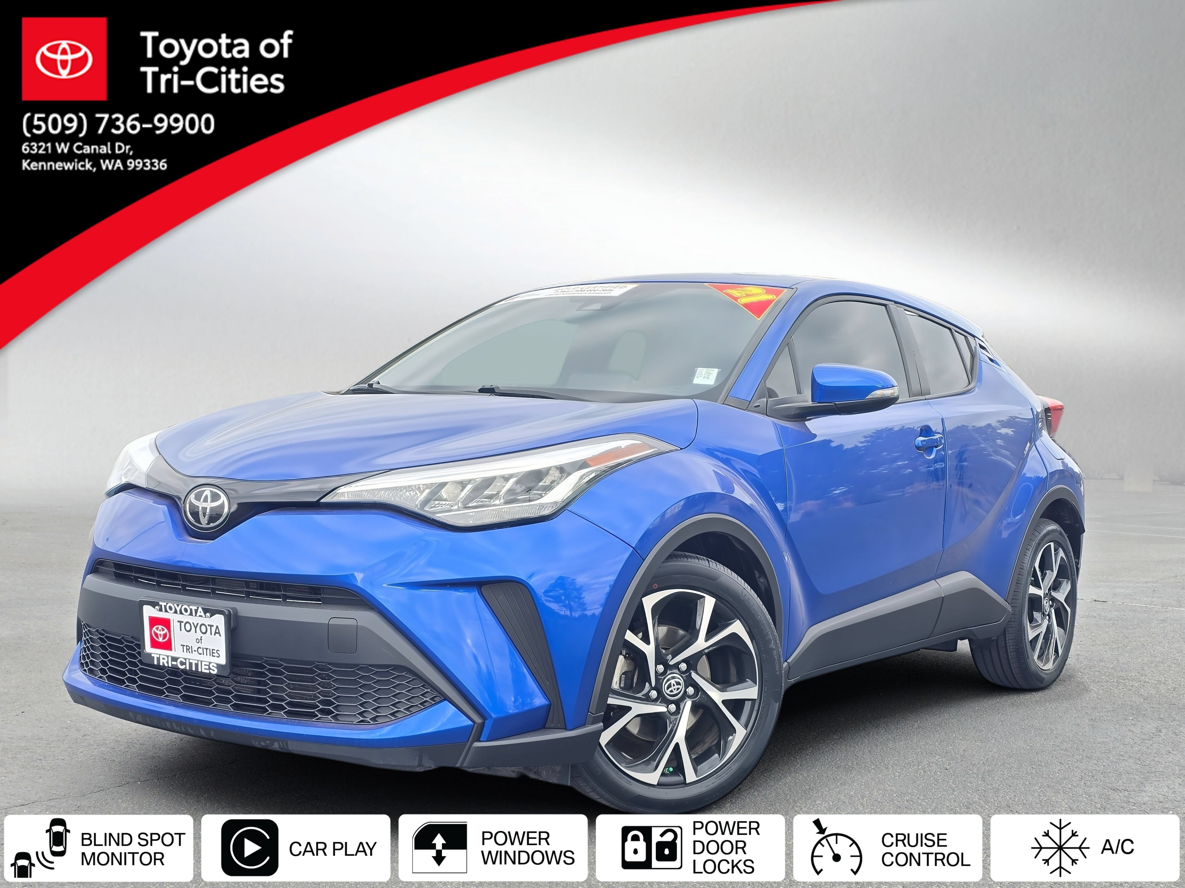 Certified 2021 Toyota C-HR XLE FWD image 2