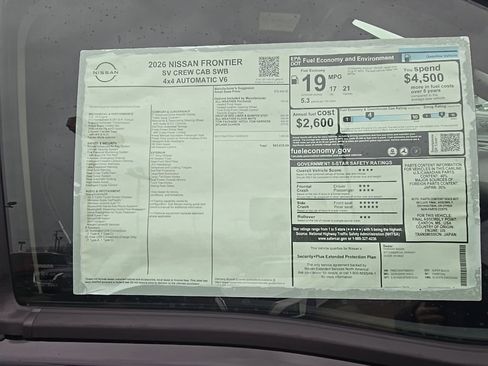New 2026 Nissan Frontier SV image 42