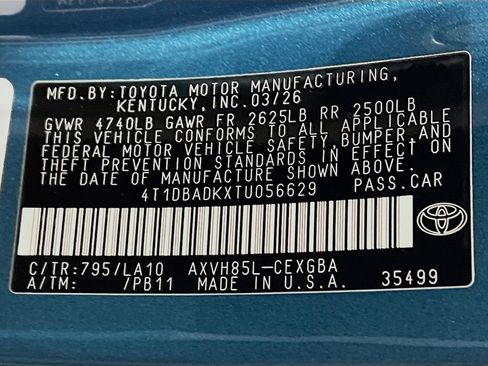 New 2026 Toyota Camry XLE image 26