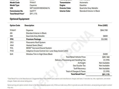 Certified 2025 Porsche Cayenne AWD/4WD image 6