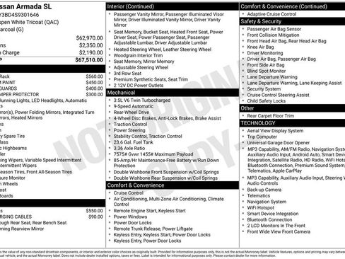 Certified 2025 Nissan Armada SL RWD image 5